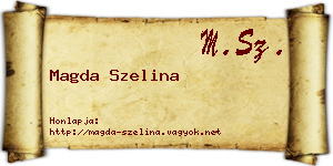 Magda Szelina névjegykártya